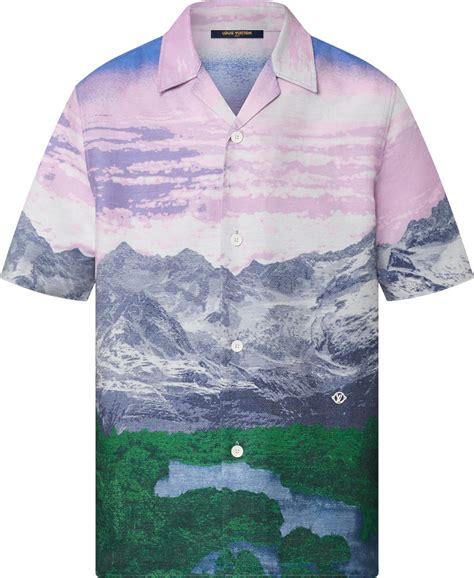 lv hawaiian shirt|Landscape Hawaiian Shirt .